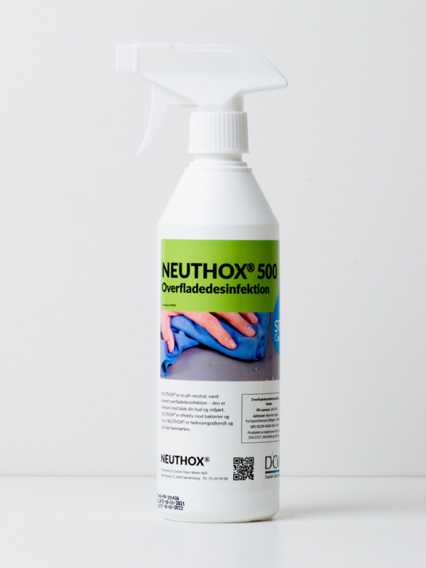 Overfladedesinfektion i sprayflaske 0,5 liter - NEUTHOX - Image 2
