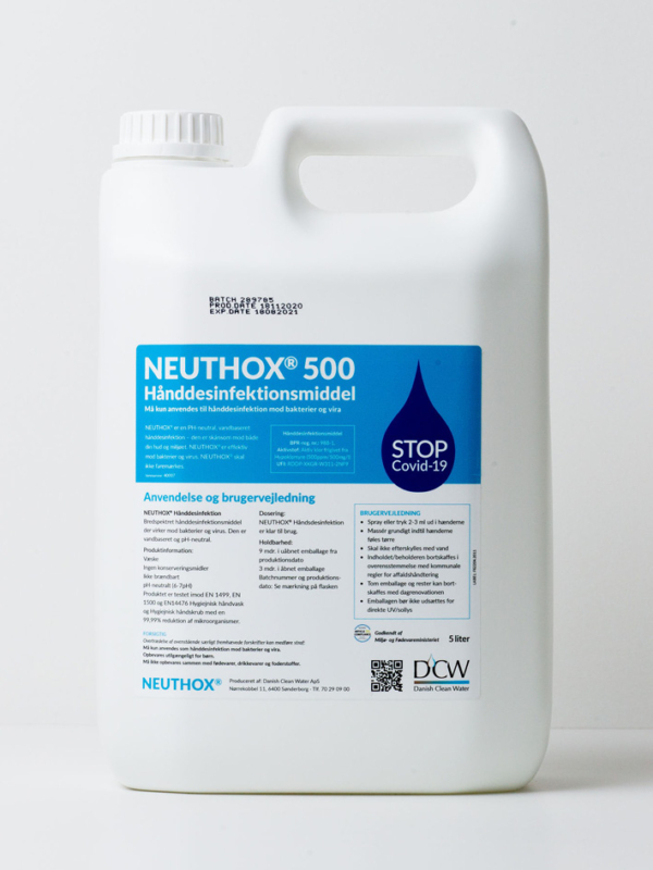 Hånddesinfektion i dunk 5 liter - NEUTHOX - Image 2
