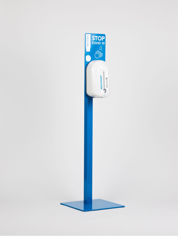 Hånddispenser 1 L hvid inkl. blå børne gulvstander - Image 4